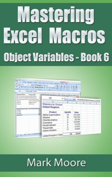 Mastering Excel Macros: Object Variables (Book 6)